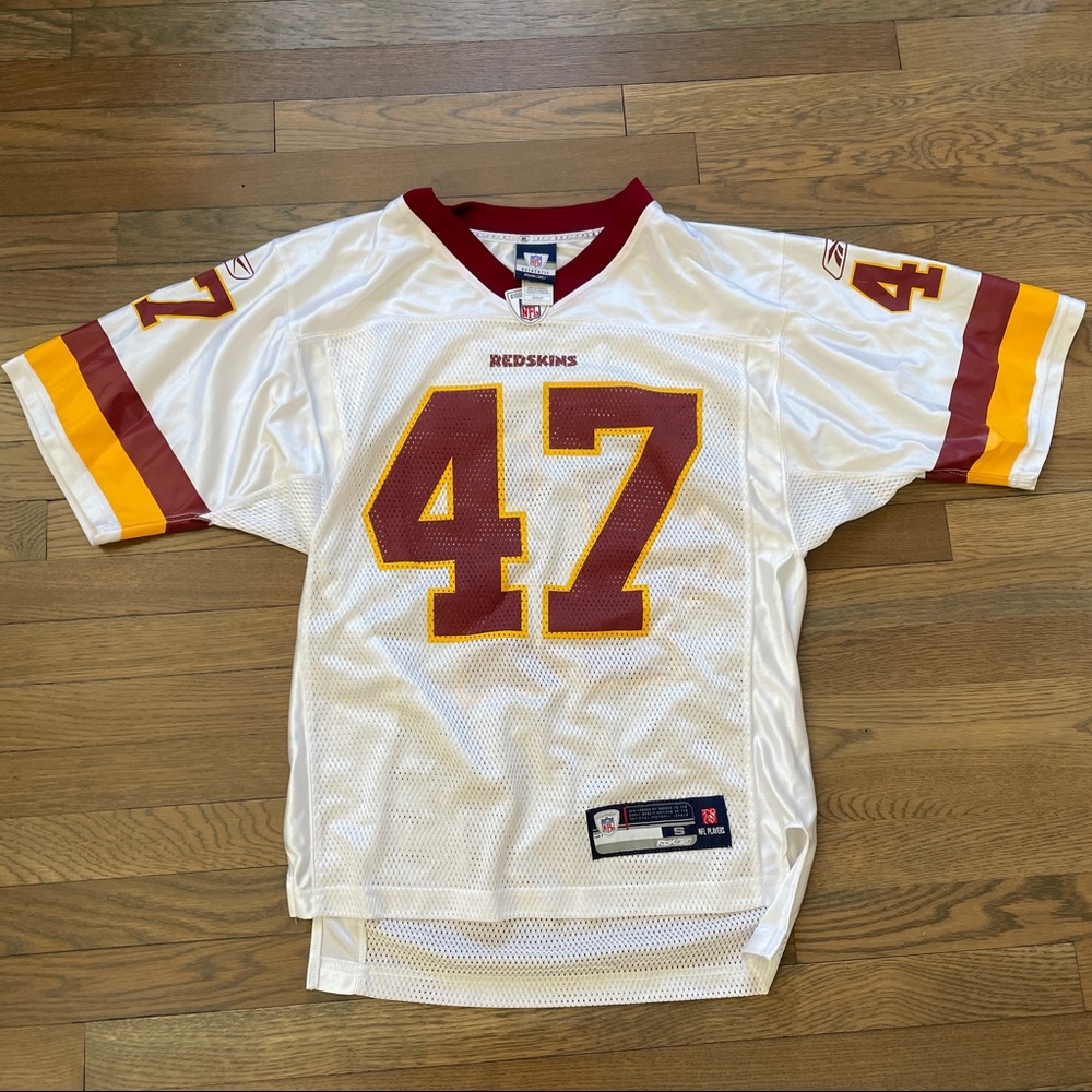 NFL Redskins small white authentic Jersey Cooley